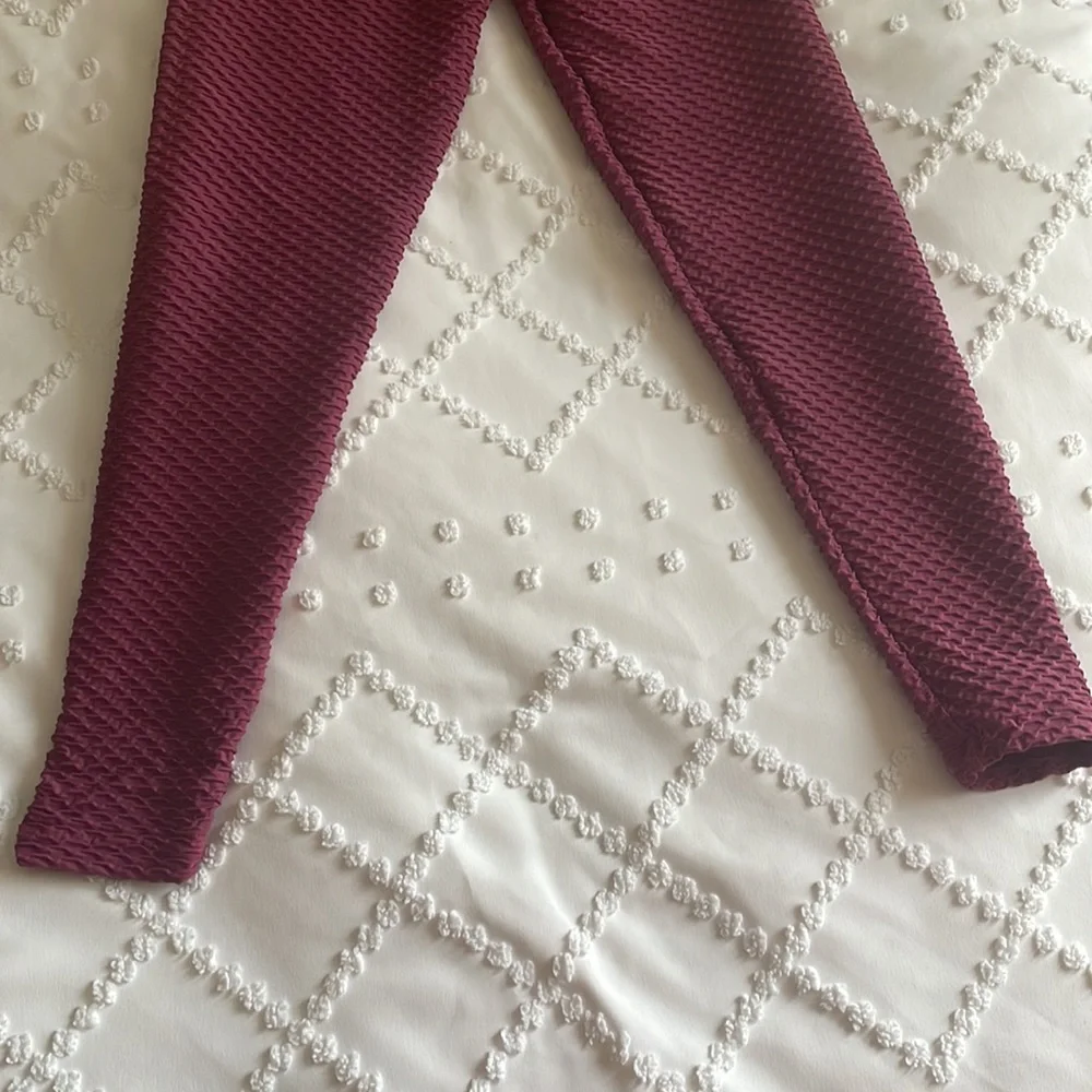 Booty By Brabants Croco Burnt Rose Leggings - Picture 7 of 7